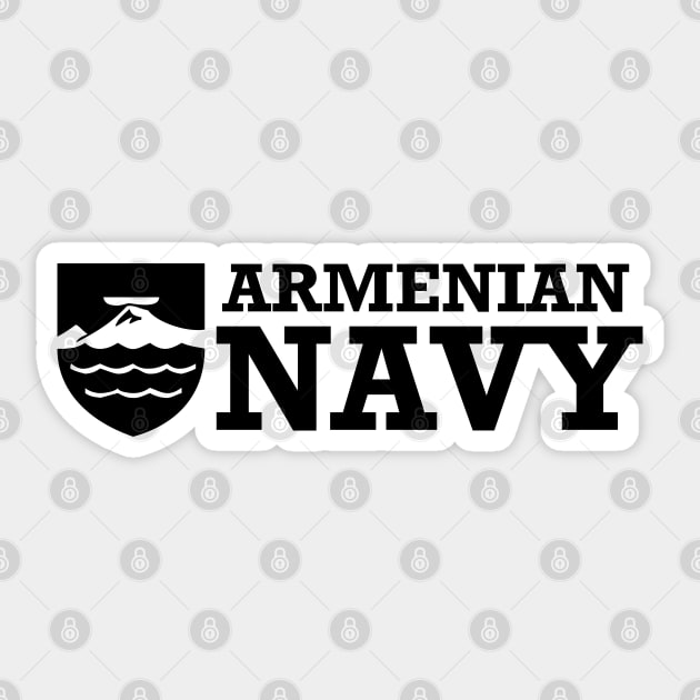 Armenian Navy (horizontal) Sticker by armeniapedia